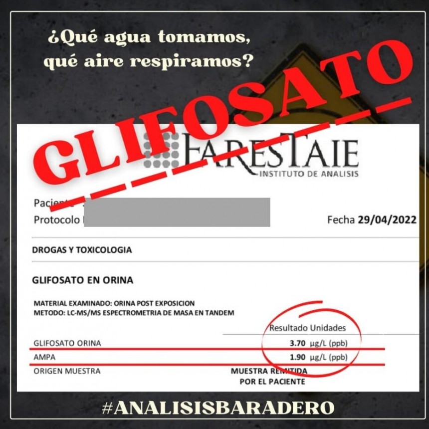 Niñas de una escuela rural de Baradero con glifosato en el cuerpo y fumigaciones sin control