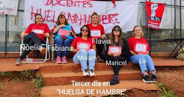 Docentes con hambre de justicia