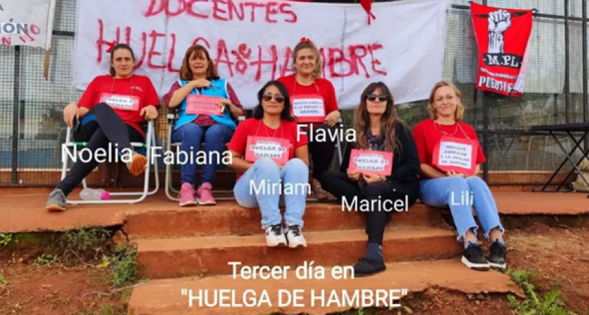 Docentes con hambre de justicia
