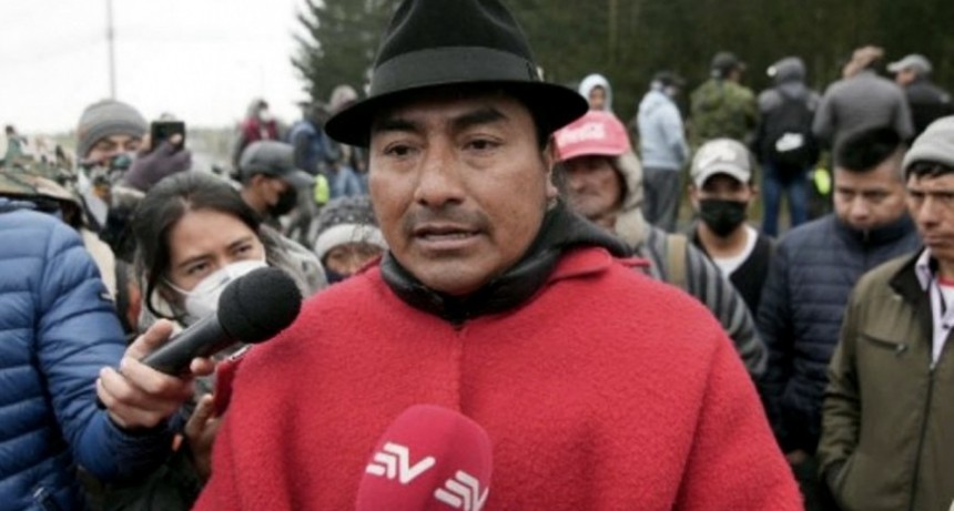 Leonidas Iza, el líder de las protestas, enfrentará una audiencia en un juicio oral