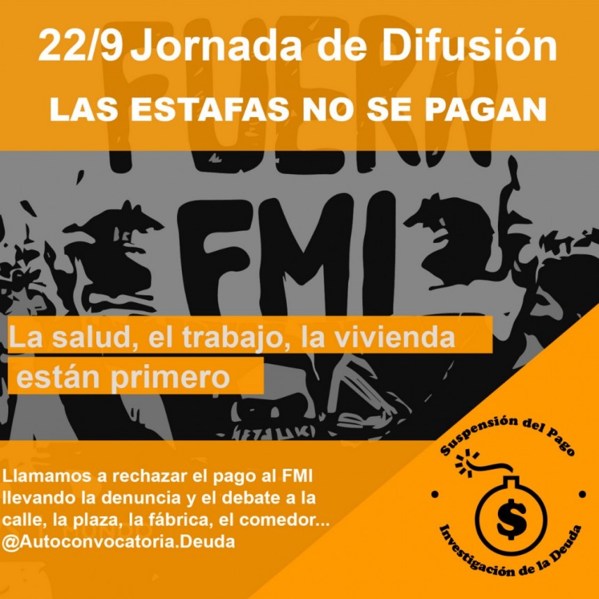 AUTOCONVOCATORIA NO A LA DEUDA