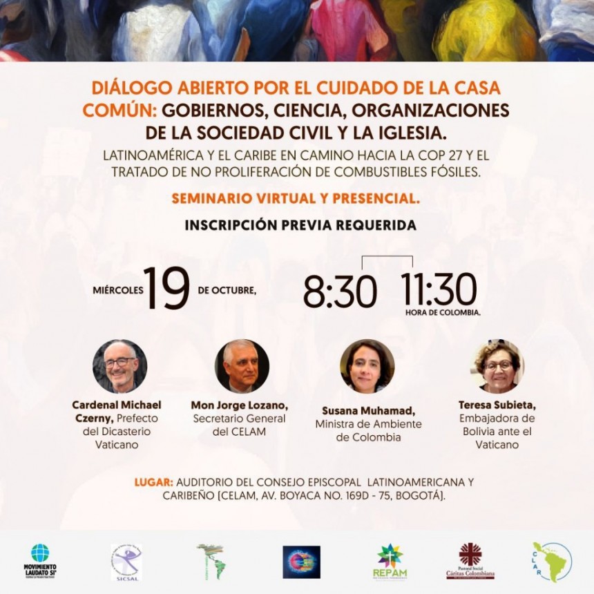 Diálogo Abierto por el Cuidado de la Casa Común: Gobiernos, Ciencia, Organizaciones de la  Sociedad Civil y la Iglesia