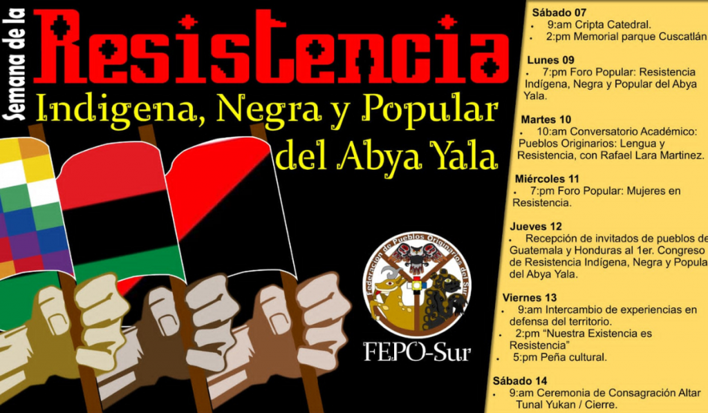 Octubre es el mes de la reconexión y resistencia