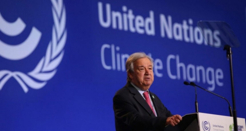 COP26: “Basta de tratar la naturaleza como un retrete”, dice Guterres al inaugurar la COP 26 en Glasgow