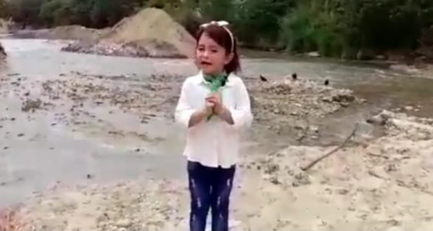 Niña Colombiana hace un llamado a los lideres mundiales