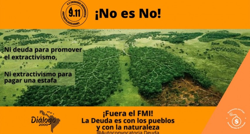 Emergencia Socioambiental: ¡No más deudas!