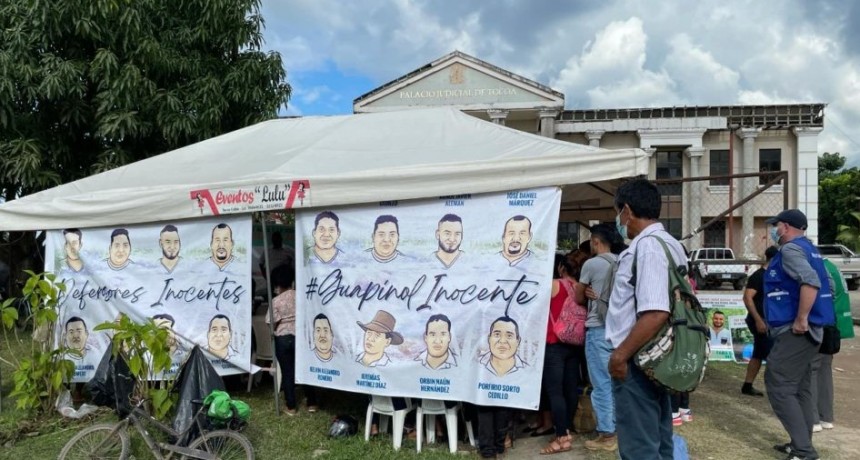 Defensores de Guapinol y San Pedro son víctimas de represión penal
